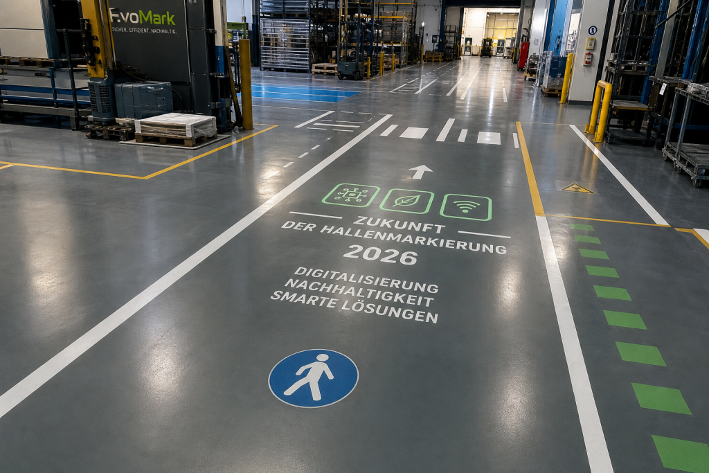 Durable 1047-04 Bodenmarkierung – Selbstklebend, Gelb, 90x240mm, Rutschfest R9 – Für Supermärkte, Fitnessstudios & Hotels